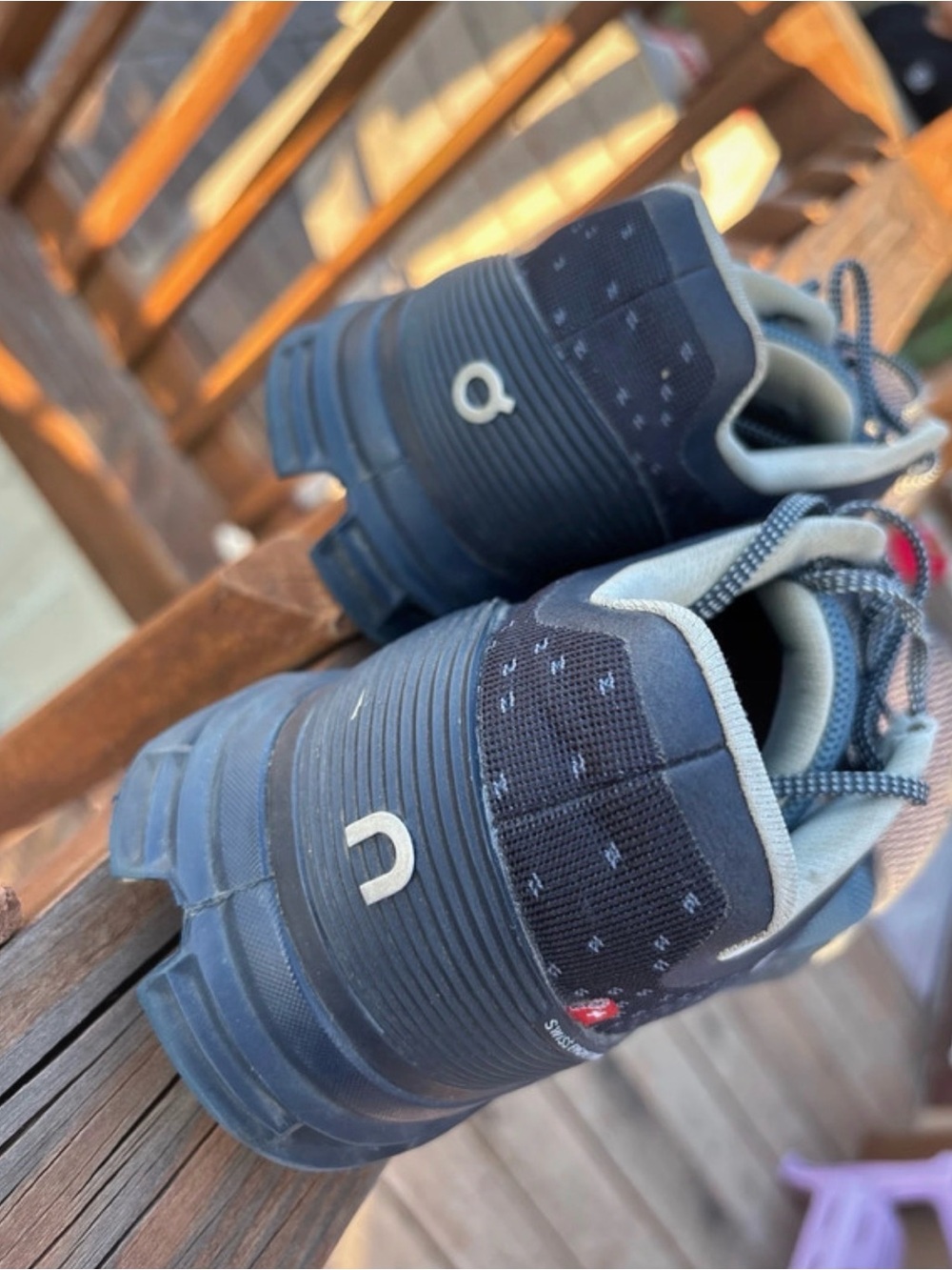 On Women's Cloudventure Trail Running Shoes - Navy/Gray - Picture 4 of 7